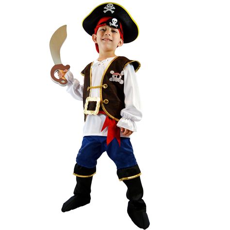 Toddler Pirate Costumes, Boys Pirate Costume, Fun Halloween Outfits, Pirate Costume Kids, Costume Box, Pirate Cosplay, Pirate Shirt, Pirate Boy, Pirate Captain