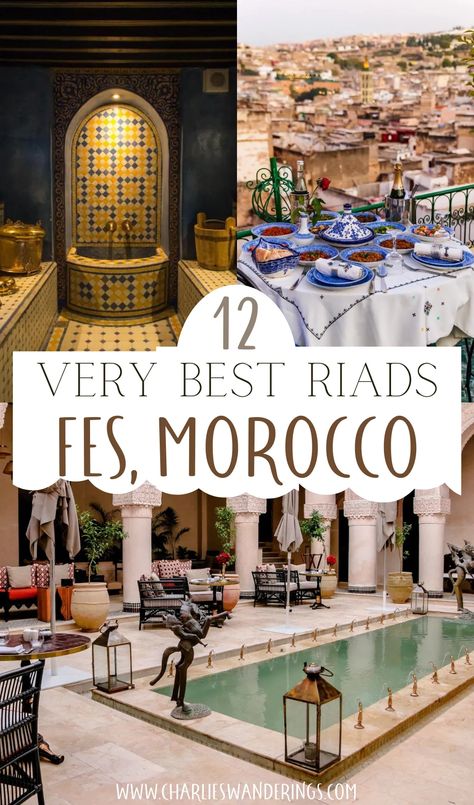 Fez Aesthetic, Morocco Hotel, Morocco Trip, Portugal Trip, Fes Morocco, Romantic Hotels, Moorish Design, Fez Morocco, Visit Morocco