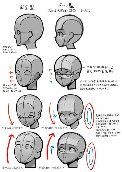 Body Drawing Tutorial, 얼굴 그리기, 캐릭터 드로잉, Art Help, Digital Painting Tutorials, Anime Drawings Tutorials, Different Angles, Art Tutorials Drawing, Digital Art Tutorial