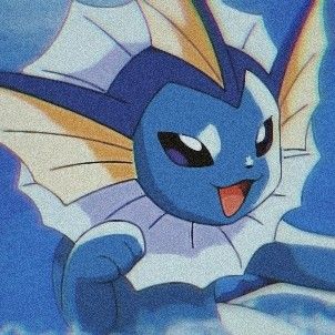 Pokemon Icon Pokemon Funny Icon, Pokemon Pfps Aesthetic, Vaporeon Pfps, Pokemon Blue Aesthetic, Blue Pokemon Aesthetic, Blue Pokemon Icon, Evee Pokemon Icon, Pokemon Aesthetic Icon, Pokemon Pfp Aesthetic