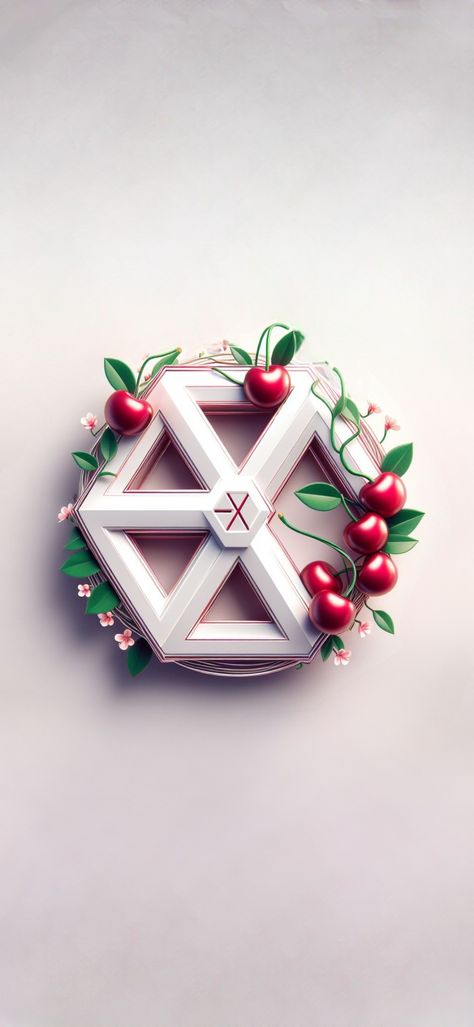 Exo Wallpaper Aesthetic Ot9, Exo Christmas Wallpaper, Exo Kai Cute, Exo Logos, Exo Wallpaper Aesthetic, Exo Christmas, Exo Logo Wallpapers, Exo Cartoon, Exo Logo