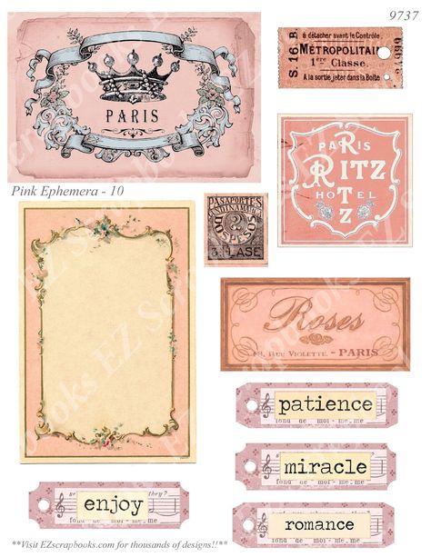 🗺Pink Ephemera - Embellishments

Add a touch of girly charm to your projects with these pink ephemera embellishments! Perfect for scrapbooking, card making, and more.

#pink #ephemera #embellishments #scrapbooking Shabby Chic Printables, Envelope Template Printable, Pink Scrapbook, Scrapbooking Retreats, Papel Vintage, Scrapbook Quotes, Scrapbook Printing, Scrapbook Flowers, Vintage Junk Journal