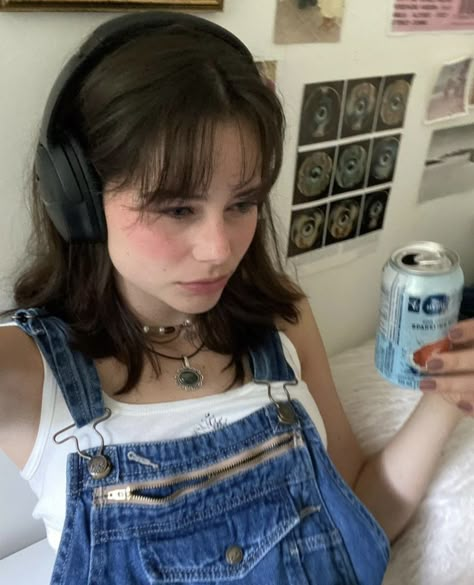 summer outfit and headphones Livia Blackthorn, Dark Artifices, The Dark Artifices, Cassandra Clare, Not Mine, Summer Outfit, A Girl, Headphones, Overalls