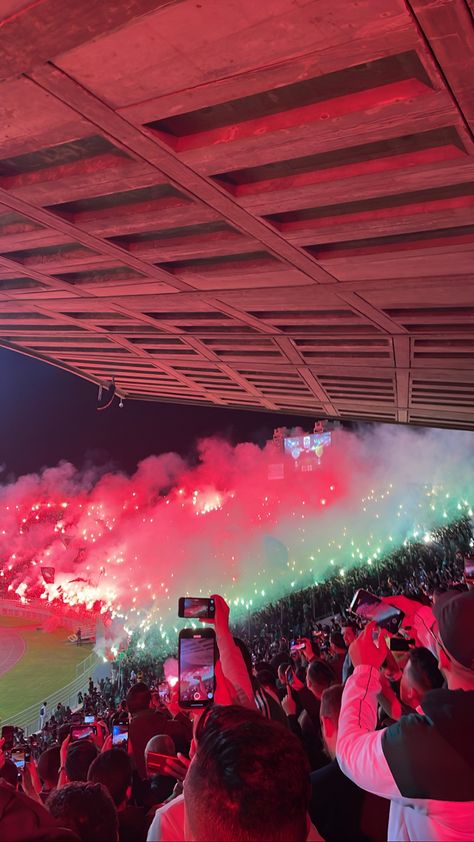 Morocco has one of the best real Ultras in the World l, Wydad Winners Casablanca have ranked the best in the world many times Green Boys, Best Club, Casablanca, Morocco, Good Things, The World, Green