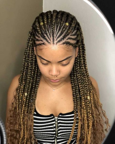 Issa Rae Cornrows, Corn Roll Rasta Braids, Corn Row Rasta Braids, Corn Row Braids Styles, African Hair Style, Summer Cornrows, Nurse Hair, Hair Stail, Half Cornrows