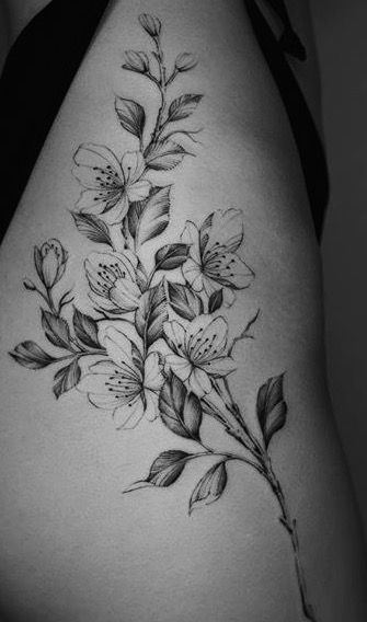 Buttock Tattoo For Women, Spine Tattoo Quotes, Tattoos To Cover Scars, Flower Drawings, Spine Tattoos For Women, Spine Tattoo, Spine Tattoos, Black Work, Word Tattoos