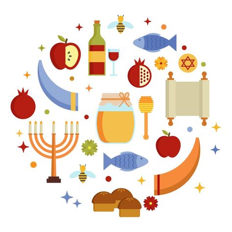 Sukkot Decorations, Food Cartoon, Rosh Hashana, Sukkot, Rosh Hashanah, Jewish Holidays, Jewish Wedding, Wedding Food, Illustration Vector