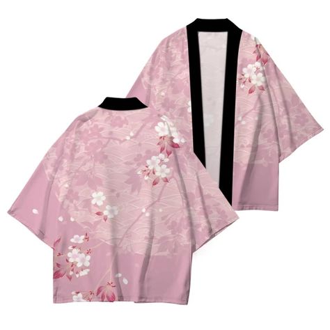 Just found this amazing item on AliExpress. Check it out! $6.47 | Sakura Print Everyday Casual kimono Comfort High Quality Cardigan Kimono Half Sleeve Spring Fashion 2024 New Trend Loose Comfort Moda Kimono, Modern Kimono, Hunter Outfit, Cherry Blossom Print, Cardigan Kimono, Casual Kimono, Kimono Design, Japanese Dress, Womens Kimono