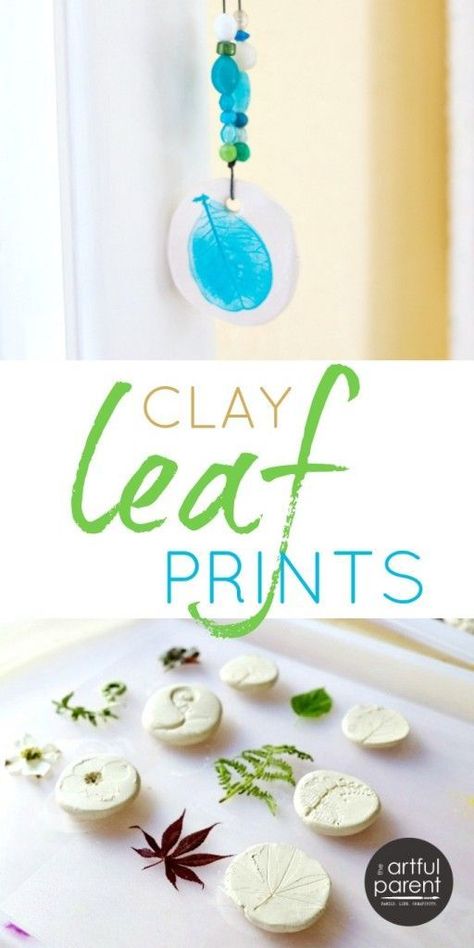 How to Make Clay Leaf Prints with Air Dry Clay  #nature #kidsinnature #playdough #kidsactivities Clay Leaf, Messy Art, Cadeau Parents, Pinhole Camera, Scout Camping, How To Make Clay, Art Therapy Activities, Environmental Education, Outdoor Classroom