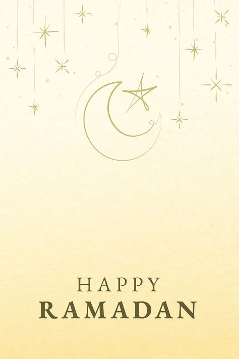 Happy ramadan social media post with star and crescent moon illustration | premium image by rawpixel.com / Tang Ramadan Social Media Post, Crescent Moon Illustration, Ramadan Social Media, Ramadan Template, Moon Ramadan, Happy Ramadan, Ramadan Crafts, Moon Illustration, Ramadan Mubarak