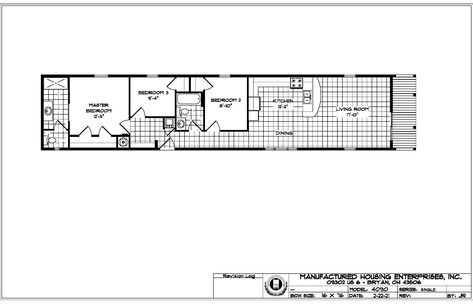 MHE Single Wide 4090 16x76 - Michigan Mobile Home Connection LLC. 2 Bedroom Mobile Home Floor Plans, Singlewide Mobile Home Floor Plans, Floor Plans 3 Bedroom, Single Wide Mobile Home Floor Plans, Single Wide Trailer, Single Wide Mobile Home, Mobil Homes, Bar Countertop, Mobile Home Floor Plans