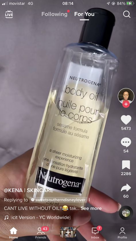 Neutrogena Body Oil, Body Skin, Helpful Tips, Body Skin Care, Body Oil, Helpful Hints, Hand Soap Bottle, Skin Care, Skin