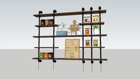 Shelves | 3D Warehouse Decor 3d Warehouse, Sketchup 3d Warehouse, 3d Furniture, Sketchup Model, 3d Warehouse, B & B, Shelving Unit, Bookcase, Shelves