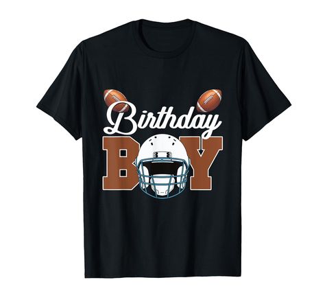 PRICES MAY VARY. Kids Football Party, Get this cute little football fan's birthday themed party graphic outfit, perfect gifts for the bday boy sports lover for a touchdown party with field goals, team colors, end zone, kickoff time, penalty flags, get ready for a fun game Football Gifts for Kids, Boys, Girls, Toddlers will love this birthday football costume, a fun party favor for all the little football players & athletes, a great present for family & friends on Christmas, Halloween, Gridiron G Kids Football Party, Boys Football Party, Kids Football Parties, Graphic Outfit, Football Costume, Football Theme Birthday, Birthday Football, Party Graphic, Boy Squad