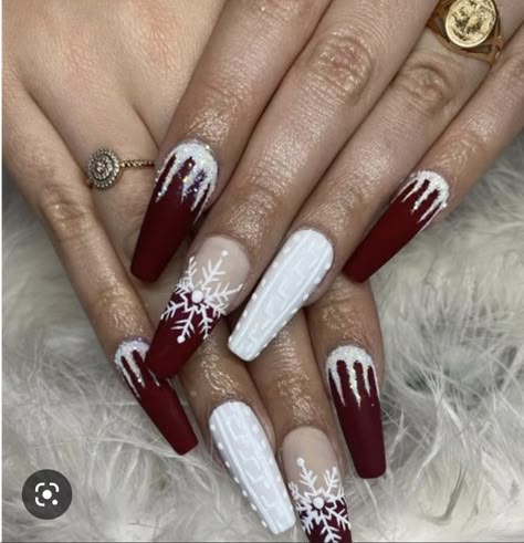 Fall Acrylic Nails Matte, Sweater Design Nails, Short Sweater Nails, Sweater Nails Tutorial, Knit Sweater Nails, Sweater Nails Winter, Sweater Nail Design, Cable Knit Sweater Nails, Winter Sweater Nails