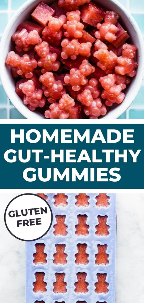 Homemade Gummy Bears, Healthy Gummies, Homemade Gummies, Gelatin Powder, Gummies Recipe, Healthy Candy, Gelatin Recipes, Bear Recipes, Beef Gelatin