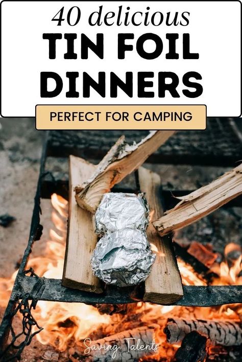 Get some variety this summer with these delicious recipes for tin foil dinners for camping. Make some great family memories! Hobo Dinner Recipes, Tin Foil Dinners, Hobo Dinners, Foil Dinners, Camping Dinners, Easy Camping Meals, Campfire Food, Fire Cooking, Campfire Cooking