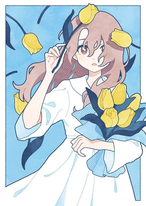 Mysterious Pose Reference Drawing, Florist Drawing Reference, Hold Flowers Pose, Holding A Flower Pose, Girl Holding Flowers Drawing, Holding A Flower Reference, Holding Flowers Pose Reference, Holding Flowers Pose, Flowers Reference