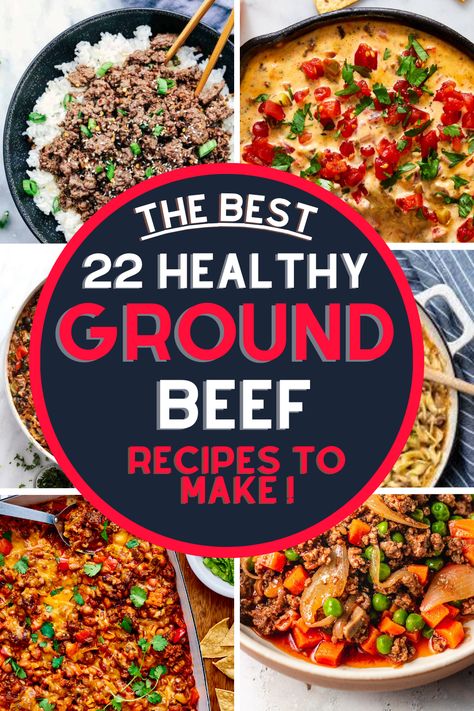 Easy Healthy Ground Beef Recipes, Healthy Ground Beef Recipes, Ground Beef And Broccoli, Meal Rotation, Healthy Ground Beef, Hearty Chili, Low Carb Low Fat Recipes, Ground Beef Recipes Healthy, Healthy Beef