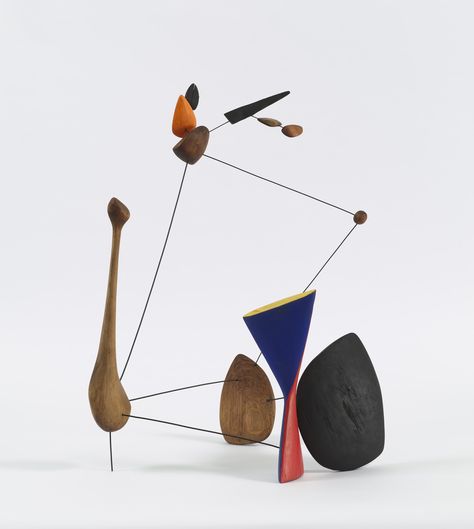 Alexander Calder "Constellation with Diablo" c. 1943 Norman Lewis, Calder Mobile, Jean Arp, Public Sculpture, Alexander Calder, Kinetic Sculpture, Joan Miro, Man Ray, Sculpture Installation