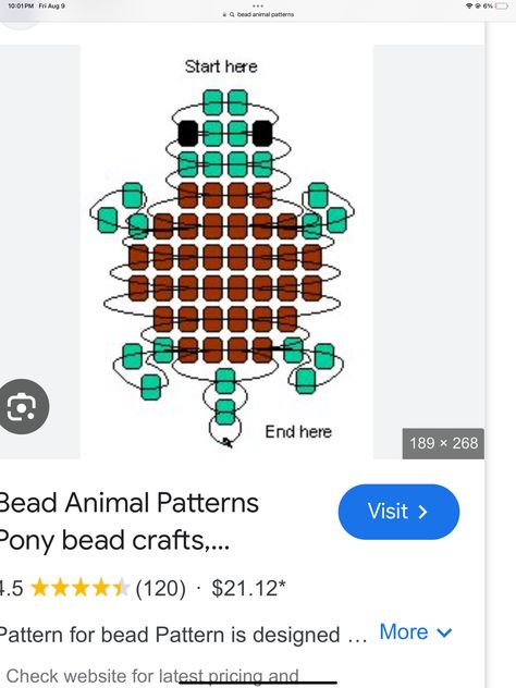 Pony Bead Fox Pattern, Pony Bead Animals Patterns, Bead Animals Patterns, Pony Bead Animals, Pet Pattern, Bead Animals, Pony Bead Crafts, Pony Bead Patterns, Fox Pattern