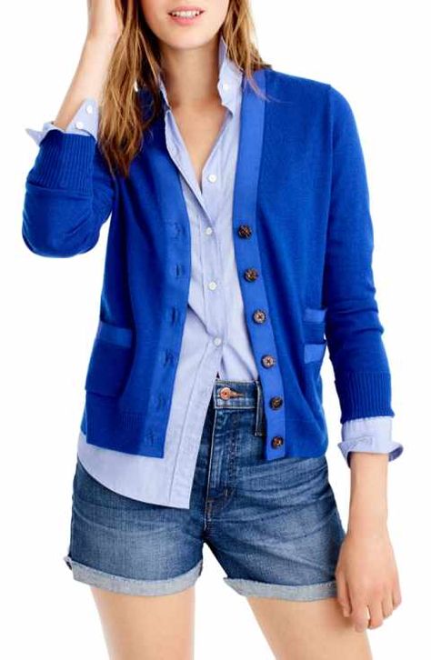 Royal Blue Cardigan Outfit, Blue Cardigan Outfit Men, Navy Blue Cardigan Outfit, Cardigan Outfit Men, Blue Cardigan Outfit, Outfit Semi Formal, Jcrew Fall, Royal Blue Cardigan, Esther Heesch