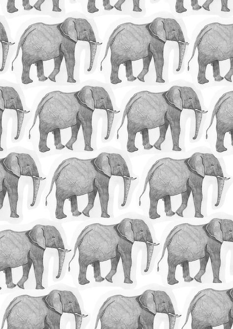 Elephant pattern iphone wallpaper Elephant Wallpaper, Elephant Love, Elephant Pattern, Elephant Art, Cute Elephant, An Elephant, Elephant Print, Pics Art, Textile Patterns