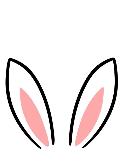 Bunny Ear Template Free Printable, Bunny Ears Template Free Printable, Easter Bunny Ears Template, Bunny Ears Template, Easter Photo Booth, Free Easter Coloring Pages, Easter Craft Activities, Easter Coloring Sheets, Pink Printable