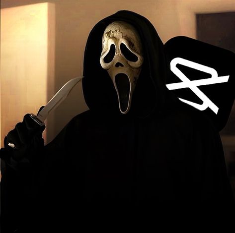 Ghostface Pfp, Scream Pfp, Capcut Pfp, Pfp Ideas, Scream, Profile Picture, Black