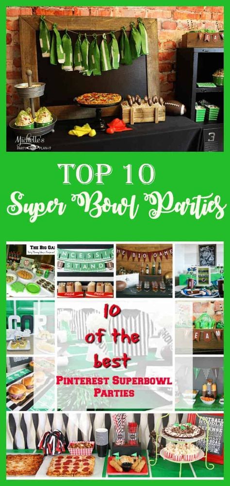 Super Bowl Party Ideas, Superbowl Party Decorations, Party Buffet Table, Super Bowl Decorations, Football Crafts, Owl Party, Superbowl Snacks, Super Bowl Party, Party Catering