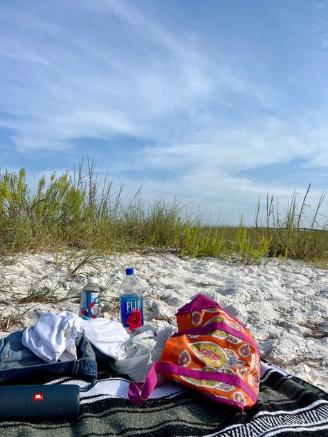 casual solo beach day Florida Girls Trip Aesthetic, Solo Trip Aesthetic, Solo Beach Day, Cold Beach Day, Beach Day Aesthetic, Summer Core, Lake Aesthetic, Senior Szn, Michigan Summer