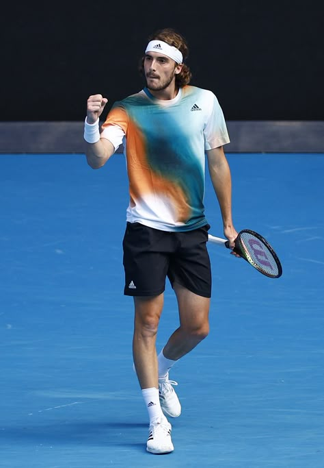 Tennis Clothes For Men, Badminton Outfits Men, Tennis Shirts Designs, Badminton Outfit, Tennis Jersey, Antipolo City, Stefanos Tsitsipas, Men Activewear, Lemon Honey