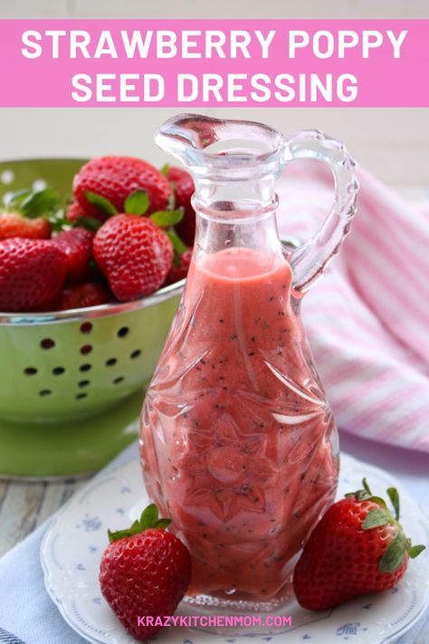 Strawberry Poppy Seed Salad Dressing Strawberry poppyseed salad dressing is a bright combination of fresh flavors that adds a refreshing twist to lettuce and fruit salad. Strawberry Poppyseed Dressing, Salad Recipes With Poppy Seed Dressing, Strawberry Poppyseed Salad Dressing, Fruit Salad With Poppy Seed Dressing, Strawberry Spinach Salad With Poppyseed Dressing, Peach Salad Dressing, Strawberry Poppyseed Salad, Poppyseed Salad Dressing, Strawberry Vinegar