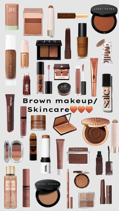 Makeup Preppy, Brown Makeup Looks, Soft Eye Makeup, Brown Girls Makeup, Makeup For Black Skin, Brown Skin Makeup, Makeup Artist Tips, Brown Makeup, Top Makeup Products