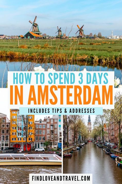 Planning a trip to Amsterdam? Use this ultimate 3 days in Amsterdam itinerary for the best things to do, where to stay, eat, travel tips, and more. Amsterdam Netherlands | Amsterdam travel | Amsterdam itinerary | Amsterdam things to do in | tulip fields | Tulips in Amsterdam | when to visit Amsterdam | where to eat in Amsterdam | where to stay in Amsterdam | 3 days in Amsterdam | weekend in Amsterdam | best things to do in Amsterdam | travel inspo Tulips In Amsterdam, Popular Highlights, Amsterdam Things To Do, 2 Days In Amsterdam, 3 Days In Amsterdam, Luxembourg Travel, Amsterdam Weekend, Day In Amsterdam, Amsterdam Guide