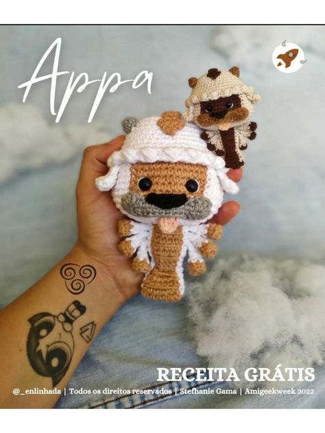 Avatar Crochet, Yip Yip, Crochet Doll Tutorial, Avatar Aang, Doll Tutorial, Crochet Shoes, Aang, Crochet Doll, Art Toy