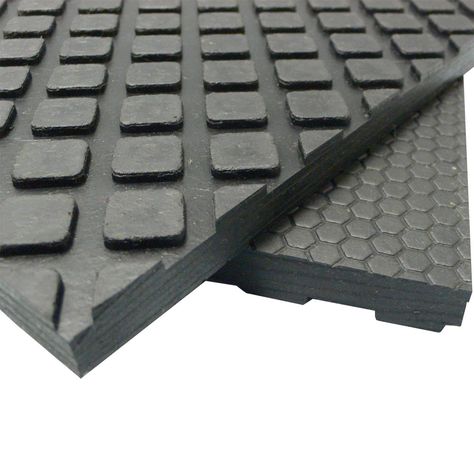 Free 2-day shipping. Buy Rubber-Cal "Maxx-Tuff" Rubber Mat - Heavy Duty Rubber Floor Protection Mat - Black in color - 1/2 in x 2 ft x 3 ft at Walmart.com Large Kitchens, Garage Floor Mats, Permeable Pavers, Rubber Mats, Gym Mats, Durable Flooring, Gym Flooring, Garage Floor, Rubber Mat