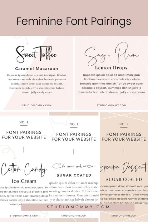 free font websites Website Font Inspiration, Best Fonts For Logos Brand Identity, Google Font Pairings Website, Feminine Font Pairings, Canva 101, Google Font Pairings, Wedding Fonts Calligraphy, Free Font Websites, Free Cursive Fonts