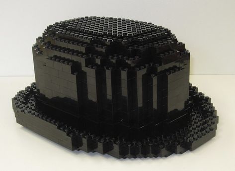 LEGO Bowler hat. | A life size wearable (yet prickly) LEGO B… | Flickr Lego Hat, Lego Club, Man About Town, Bowler Hat, Hat Ideas, Cool Lego, Hat Making, Life Size, The Man