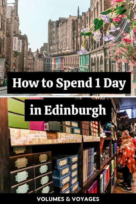 Edinburgh is one of the prettiest cities that I've had the pleasure of visiting, and there is so much to do there whether you prefer outdoor activities, shopping, or both! It's perfect for both families or solo travelers, and it's completely possible to spend one day in Edinburgh and see the highlights. | how to get to edinburgh | where to stay in Edinburgh | best time to visit edinburgh | things to do in Edinburgh | edinburgh on a budget A Day In Edinburgh, Best Things To Do In Edinburgh, Things To See In Edinburgh, One Day Edinburgh, Edinburgh To Do, Shopping In Edinburgh, What To Do In Edinburgh Scotland, Edinburgh Things To Do, Things To Do In Edinburgh Scotland