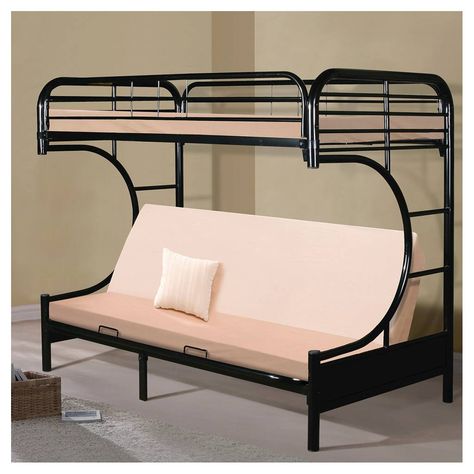 Twin Futon, Ikea Bunk Bed, Ikea Futon, Diy Futon, Futon Bunk Bed, Futon Decor, Futon Bedroom, Modern Futon, Leather Futon