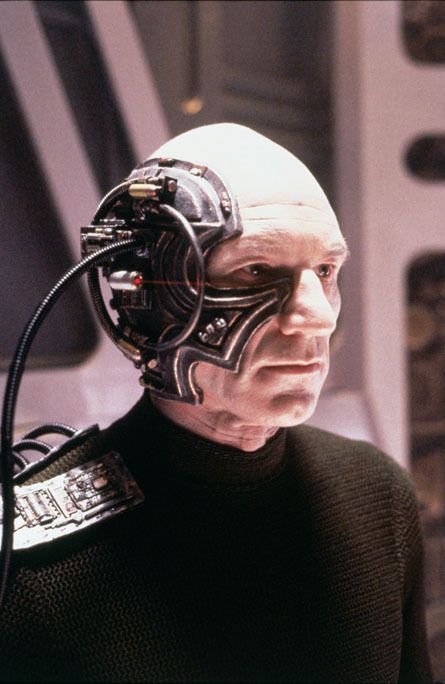 Locutus of Borg Star Trek TNG Borg Star Trek, Locutus Of Borg, Star Trek Borg, Atheist Humor, Star Trek Tng, Star Trek Show, Generation Photo, Star Trek Tv, Star Trek Images