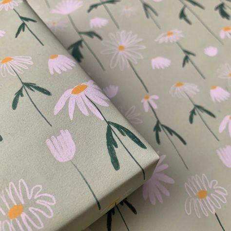 Mothers Day Packaging Ideas, Floral Tissue Paper, Wrapping Paper Design Pattern, Gift Wrapping Paper Design, Art Packaging, Handmade Wrapping Paper, Burnt Toast, College Planning, Floral Wrapping Paper