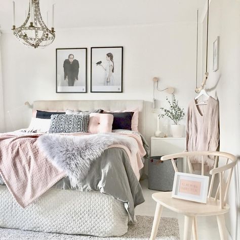 If you're still using budget furniture and a comforter from your college days, despite the fact you've been working for years, it may be time for a bedroom Decor Ikea, Dekorasi Kamar Tidur, Gorgeous Bedrooms, Room Color, Gray Bedroom, White Bedroom, Beautiful Bedrooms, My New Room, Cozy Bedroom