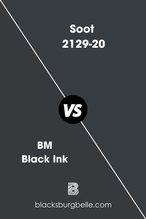 Black Ink has an LRV of 5.81, lower than that of Soot. It’s also not as soft as Soot. Tan Paint Colors, Black Paint Color, Cumulus Clouds, Create Color Palette, The Undertones, Colored Ceiling, Back Painting, Grey Paint Colors, Larger Than Life