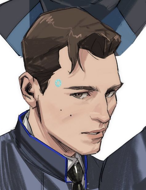 Hank Dbh, Detroit: Become Human, Detroit Become Human Connor, Cry Of Fear, Detroit Being Human, I Like Dogs, Detroit Become Human, Fictional Crushes, Human Art