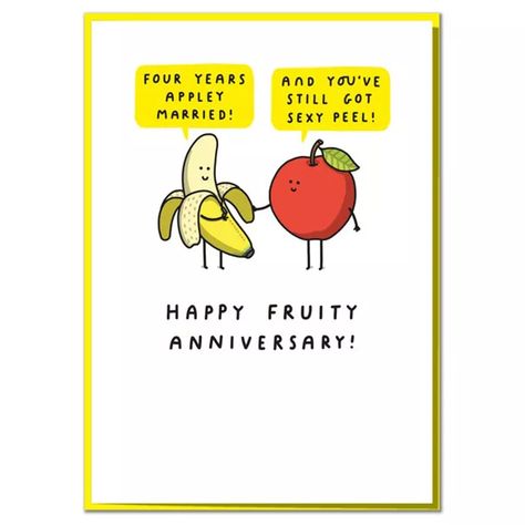 The 16 Best 4th Anniversary Gifts in 2022 4th Wedding Anniversary Gifts For Him, Anniversary Cards Funny, Flower Anniversary, Best Food Gifts, 4th Anniversary Gifts, Anniversary Cards For Wife, 4th Wedding Anniversary, 5 Year Anniversary Gift, Happy Anniversary Cards