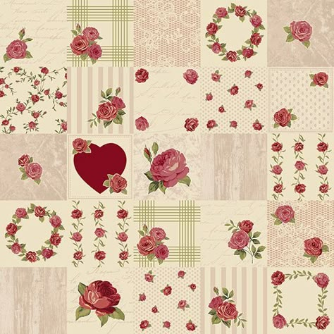 Red Scrapbook Aesthetic, Quilting Aesthetic, Rh Patterns, Shelf Background, Aesthetic Heart, Scrapbook Printing, Phone Wallpaper Patterns, S Heart, Scrapbook Printables