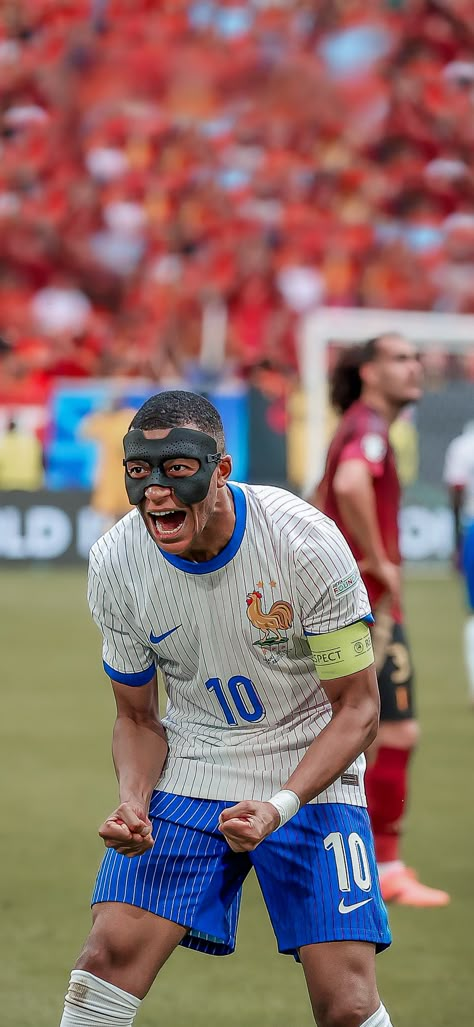 #knockout #france #euro2024 #belgium #wallpapers Mbappe France, France Wallpaper, Italy Soccer, Football Players Images, Kylian Mbappe, Sport Art, Football Pictures, Joker And Harley Quinn, Neymar Jr