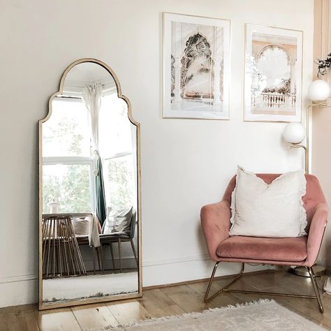 Large Gold Mirror, Moroccan Arch, Arch Wall Mirror, Wood Mirrors, Moroccan Mirror, Lean To, Arch Wall, Arched Mirror, Suite Life